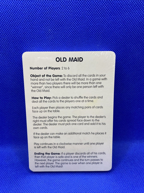 NEW! Melissa & Doug Old Maid Playing Cards - Sealed