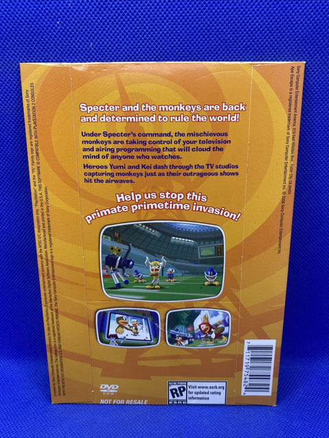 Ape Escape 3 - Demo Disc NFR (Sony PlayStation 2) PS2 w/ Cardboard Sleeve Tested