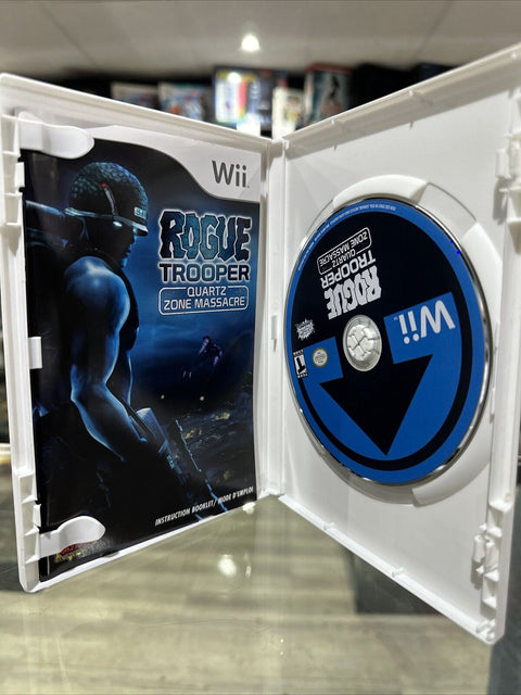 Rogue Trooper: Quartz Zone Massacre (Nintendo Wii, 2009) CIB Complete Tested!