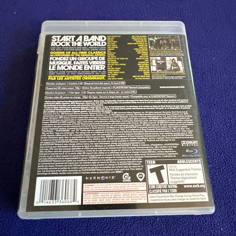 Rock Band 1 + 2 Lot (Sony PlayStation 3) PS3 Both Complete - Tested!