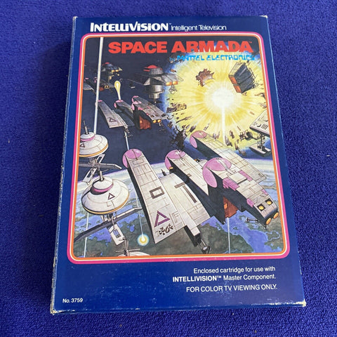 Intellivision Game Lot of 3 - Donkey Kong, Utopia, Space Armada - Boxed, Tested!
