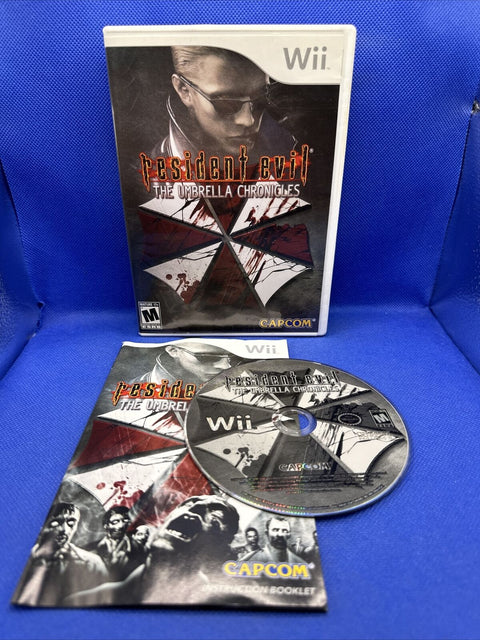 Resident Evil: The Umbrella Chronicles (Nintendo Wii, 2007) Complete Tested!