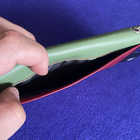 NEW! Star Wars Mandalrian Mandalore Boba Fett Faux Leather Purse Wallet + Chain