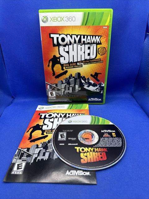 Tony Hawk Shred (Microsoft Xbox 360, 2010) CIB Complete - Tested!