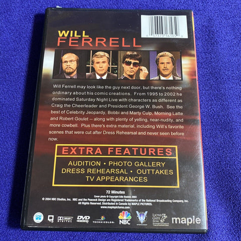Saturday Night Live: The Best Of Will Ferrell Volume 1 + 2 Lot (DVD, 2003)