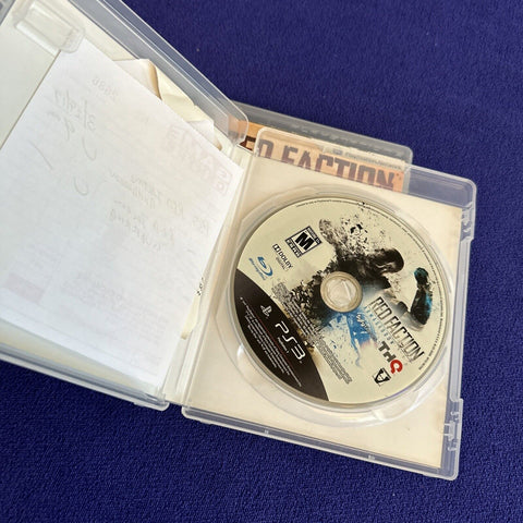 Red Faction Lot Armageddon + Guerrilla (Sony PlayStation 3, 2009) PS3 Tested!