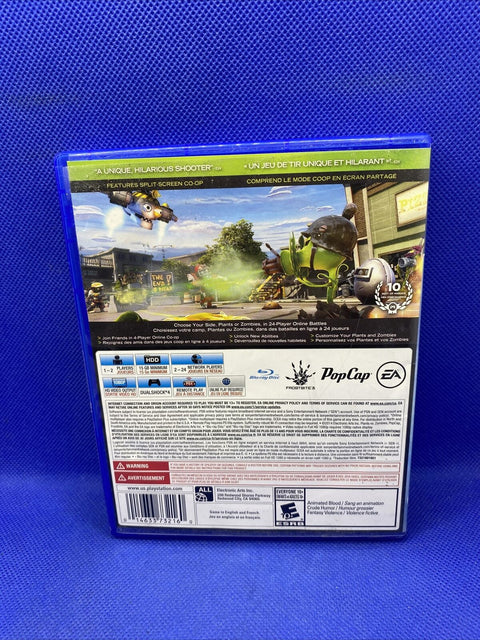 Plants vs. Zombies: Garden Warfare (Sony PlayStation 4, 2014) PS4 Tested!