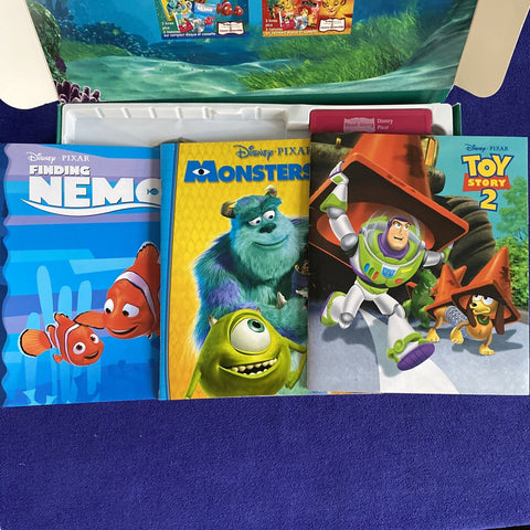 Walt Disney Records Read-Along Collection Lot - 6 Books, 2 CDs, 2 Cassettes