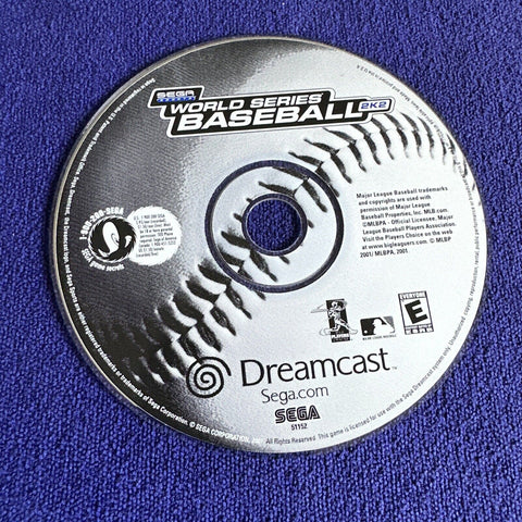 World Series Baseball 2K2 (Sega Dreamcast, 2001) Disc Only - Tested!