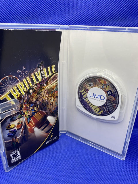 Thrillville (Sony PSP, 2007) CIB Complete w/ Park Guide - Tested!