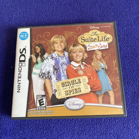 Suite Life of Zack & Cody: Circle of Spies (Nintendo DS, 2007) NDS CIB Complete