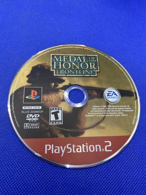 Medal of Honor: Frontline (Sony PlayStation 2, 2002) PS2 CIB Complete Tested!