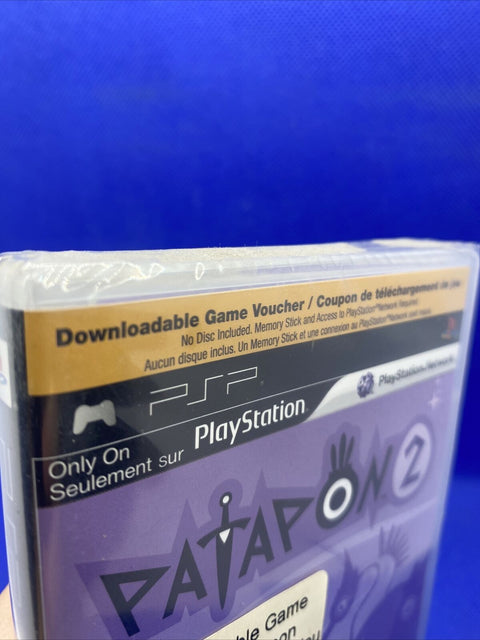 NEW! Patapon 2 (Sony PSP, 2009) Factory Sealed - DLC No Game Disc Included