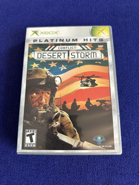 Conflict: Desert Storm 1 + 2 II (Microsoft Original Xbox) Complete Tested!