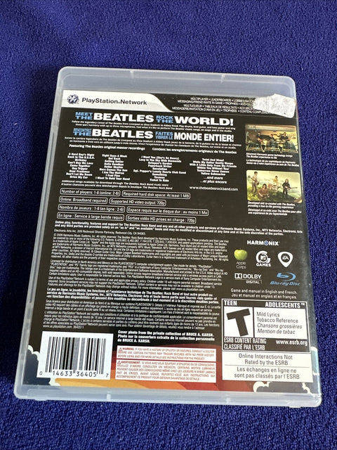 The Beatles: Rock Band (Sony PlayStation 3, 2009) PS3 CIB Complete - Tested!