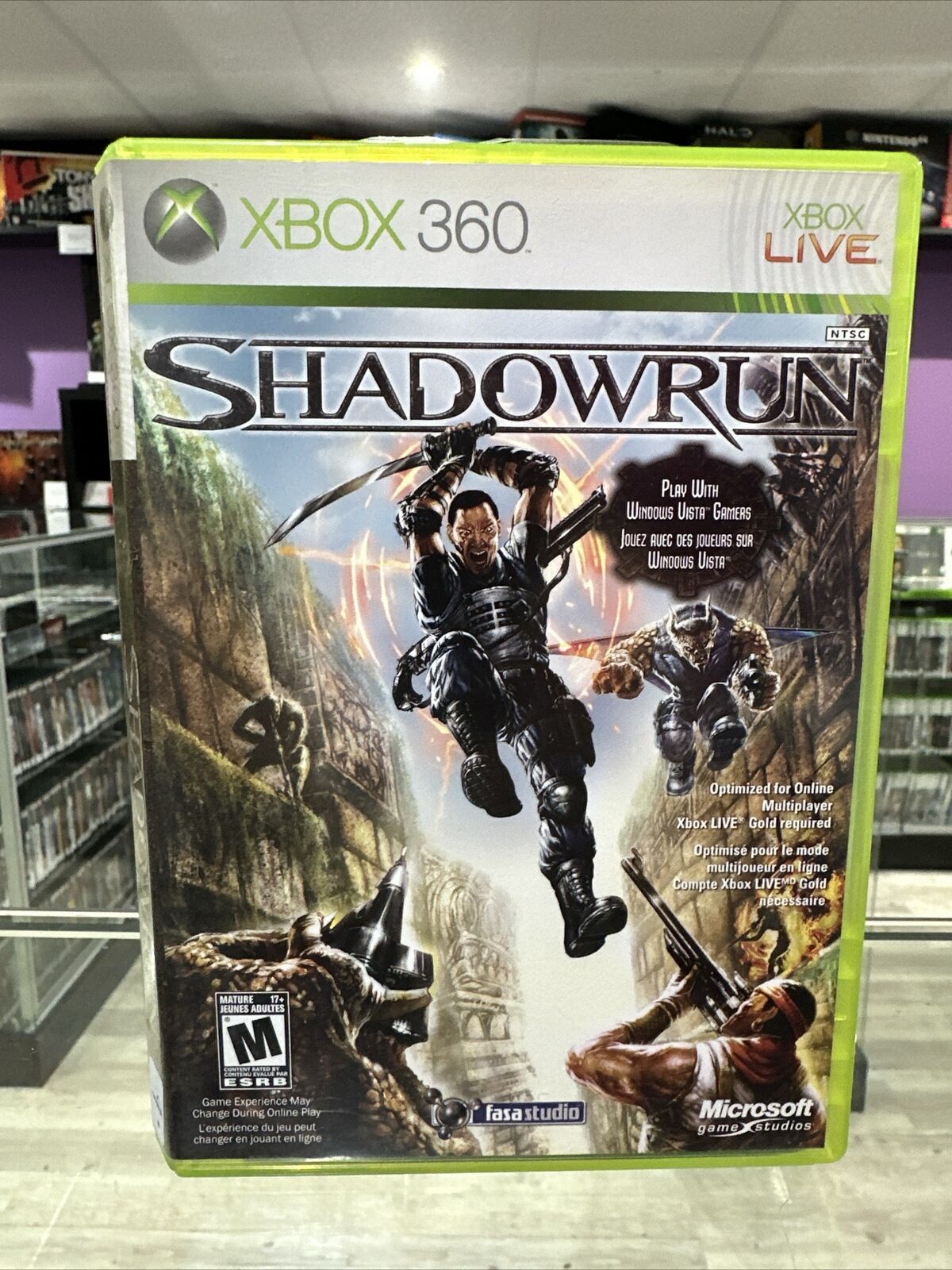 Shadowrun (Microsoft Xbox 360, 2007) Complete Tested