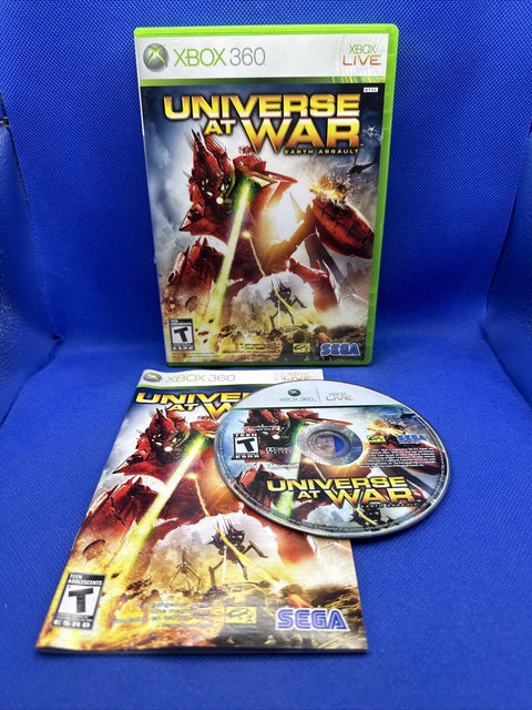 Universe at War: Earth Assault (Microsoft Xbox 360, 2008) - Complete CIB Tested