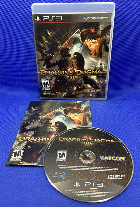 Dragon's Dogma PS3 (Sony PlayStation 3, 2012) CIB Complete - Tested!