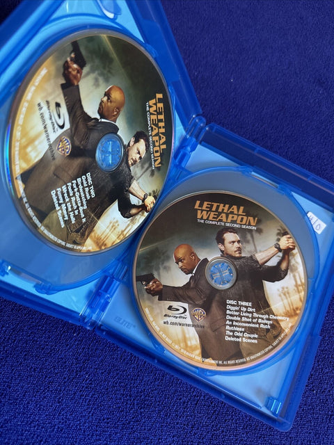 Lethal Weapon The Complete Second Season - Blu Ray Season 2 Set