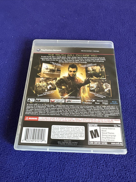 Deus Ex: Human Revolution (Sony PlayStation 3) PS3 Complete - Tested!