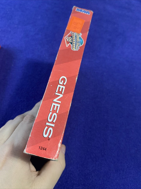 World Series Baseball 98 (Sega Genesis, 1997) Cardboard - Authentic, Tested!