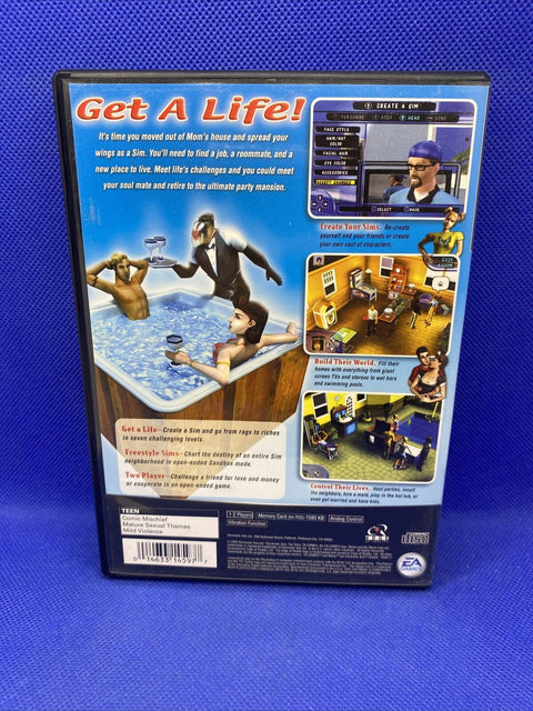 The Sims - Black Label (Sony PlayStation 2, 2004) PS2 CIB Complete Tested!