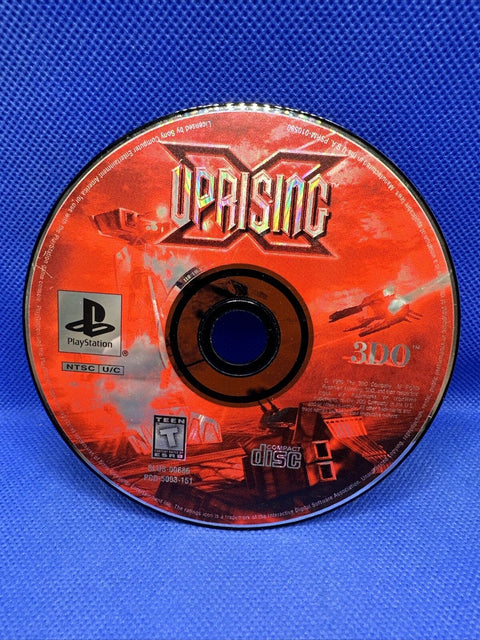 Uprising X (Sony PlayStation 1, 1998) PS1 No Manual Cracked Case - Tested!