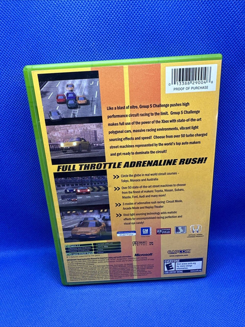 Group S Challenge (Microsoft Original Xbox, 2003) OG Xbox CIB Complete Tested!