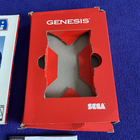 Prime Time NFL Starring Deion Sanders (Sega Genesis) Cardboard Complete Tested!