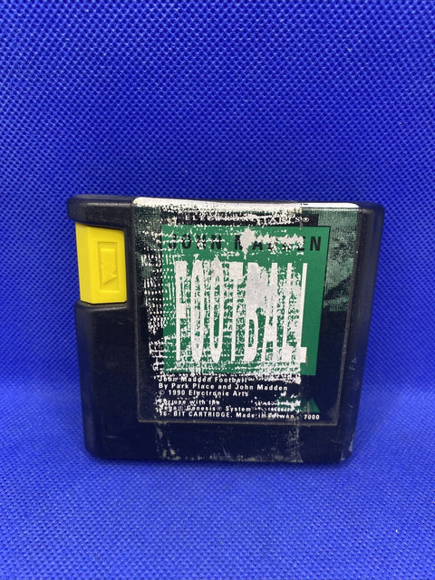 John Madden Football (Sega Genesis, 1990) Rough Label - Authentic Cartridge Only