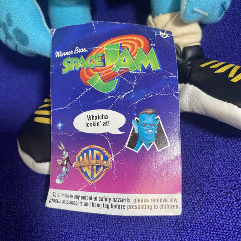 NEW! Official Blanko Space Jam Plush 1996 w/ Tags - Authentic Looney Tunes