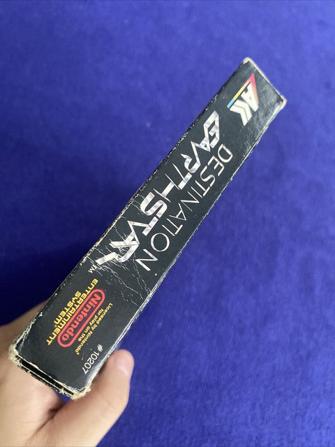 Destination Earthstar (Nintendo NES, 1990) In Box, No Manual - Tested!
