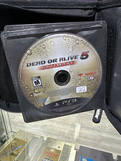 Dead or Alive 5: Ultimate (Sony PlayStation 3, 2013) Disc Only Tested!