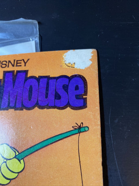 Mickey Mouse No. # 208 (1980) - Whitman Comics Walt Disney - w/ Board + Bag!