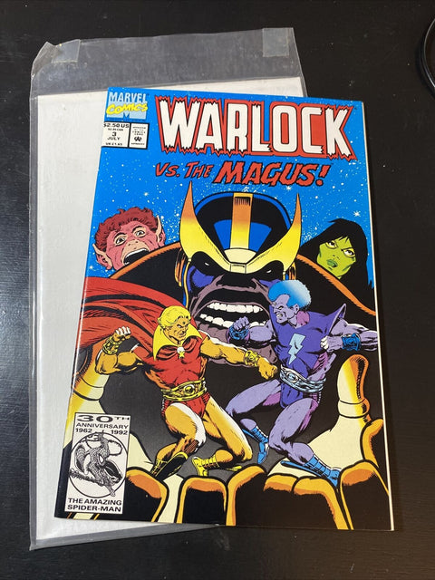 Warlock Vs. The Magus No. # 3 1992 - Marvel Comics Thanos Appearance!