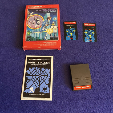 Lot Of 9 Intellivision Game Lot - All Complete CIB w/ Overlays