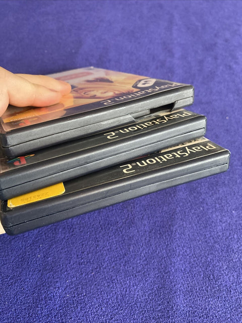 EyeToy PS2 Lot Of 3 Games + Lens - Kintetic Groove + Play Playstation 2 Tested!