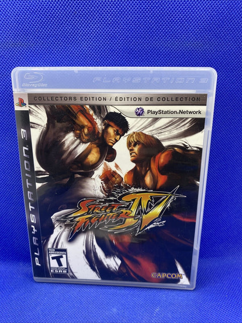 Street Fighter IV 4 Collectors Edition (Sony PlayStation 3, 2009) PS3 Complete