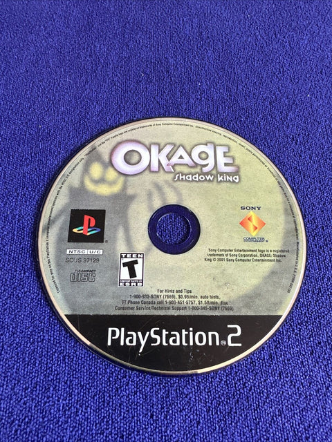 OKAGE: Shadow King (Sony PlayStation 2, 2001) PS2 Disc Only - Tested!