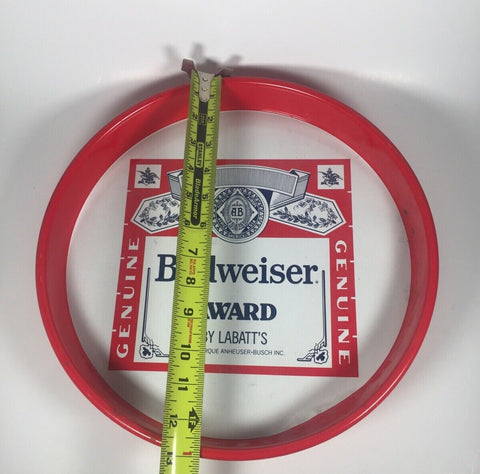 Vintage 13” Anheuser Busch Budweiser Metal Tin Beer Tray