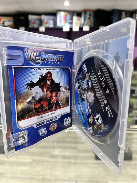 DC Universe Online (Sony PlayStation 3, 2011) PS3 CIB Complete Tested!