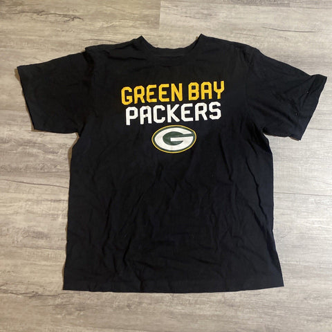 Green Bay Packers Men’s T-Shirt - Size Large Reebok - Black