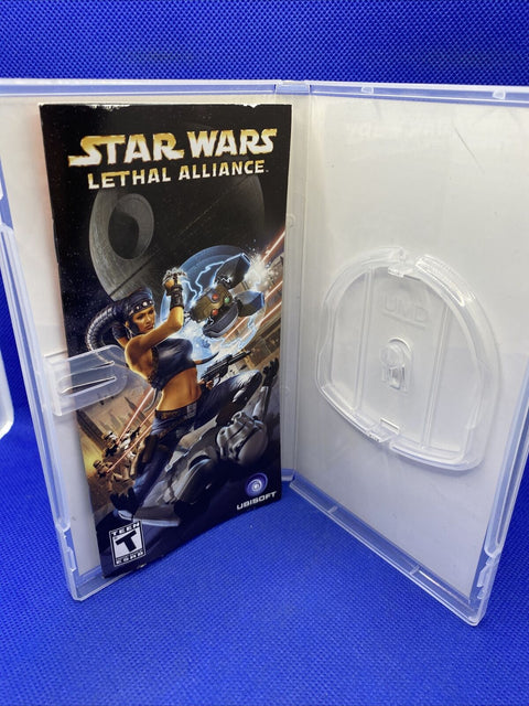 Star Wars: Lethal Alliance (Sony PSP, 2006) Case + Manual Only - NO GAME!