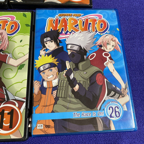 Naruto DVD Lot - Volume 2 3 5 11 26 - Region 1 Anime Tested!