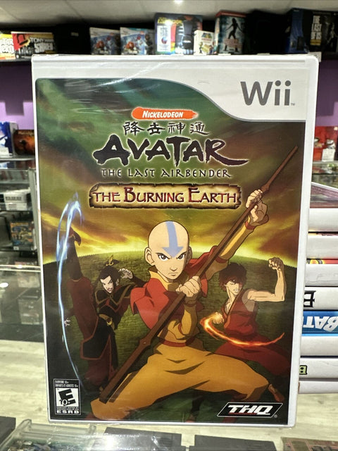 NEW! Avatar: The Last Airbender - The Burning Earth (Nintendo Wii, 2007) Sealed