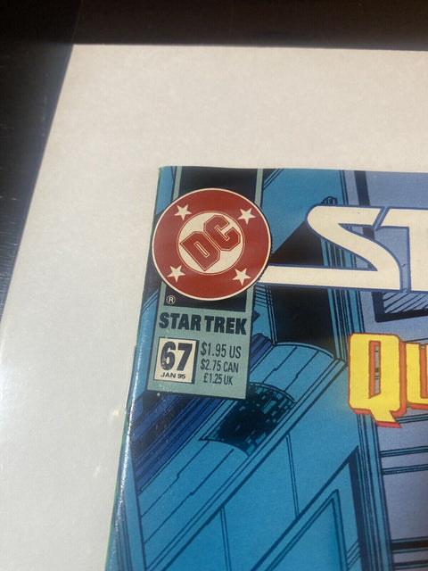 Star Trek No. #67 Quality Of Mercy 1995 - DC Comics Direct Sales, w/ Board + Bag