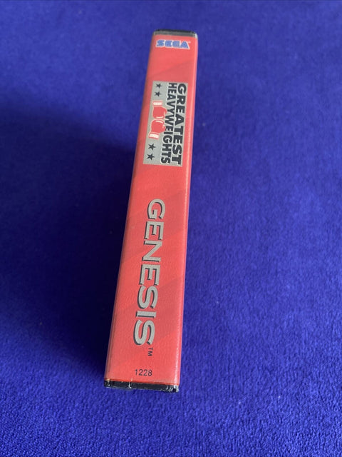 Greatest Heavyweights (Sega Genesis, 1993) Authentic In Box - Tested!