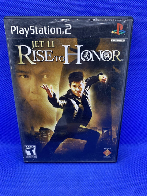 Rise to Honor - Black Label (Sony PlayStation 2, 2004) PS2 CIB Complete - Tested