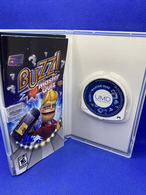 Buzz Master Quiz (Sony PSP, 2008) CIB Complete, Tested!