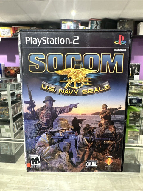 SOCOM: U.S. Navy SEALs (Sony PlayStation 2, 2002) PS2 Tested